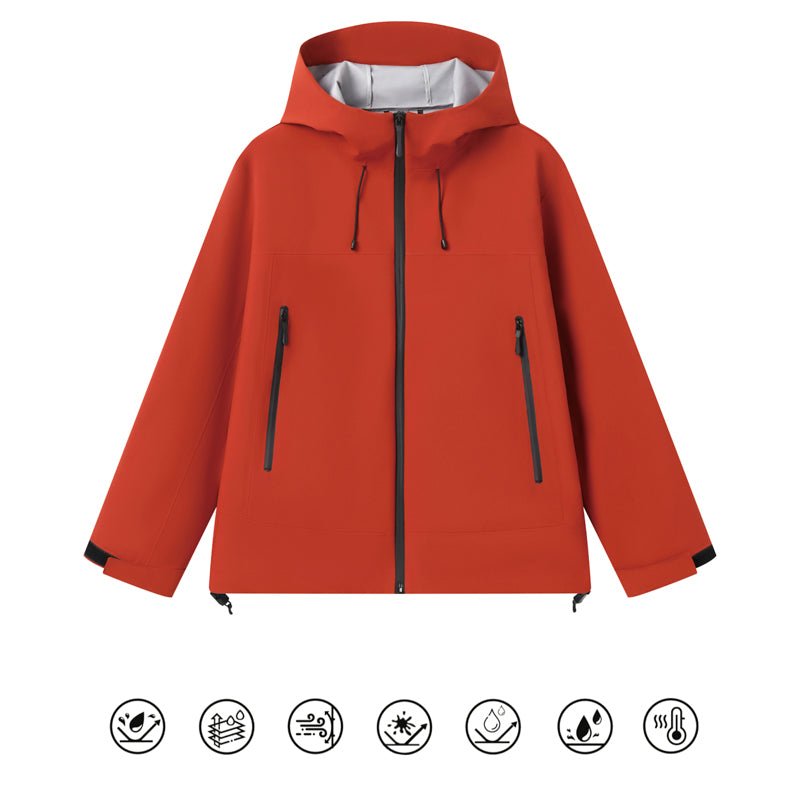 AeroGuard Waterproof Winter Jacket – Black