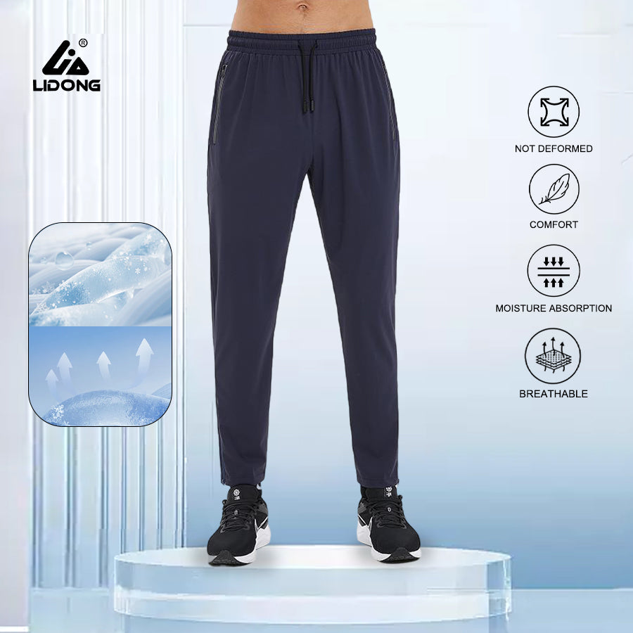 RunEase Quick-Dry Fitness Pant – Gray