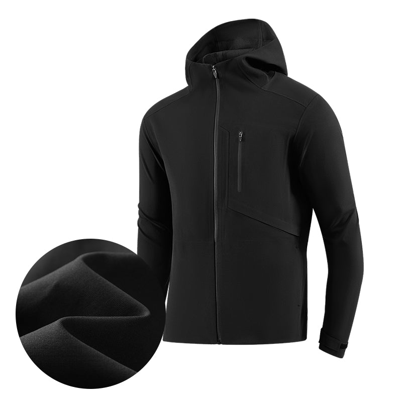 Performance Hooded Coat Run Jacket For Gym Training
