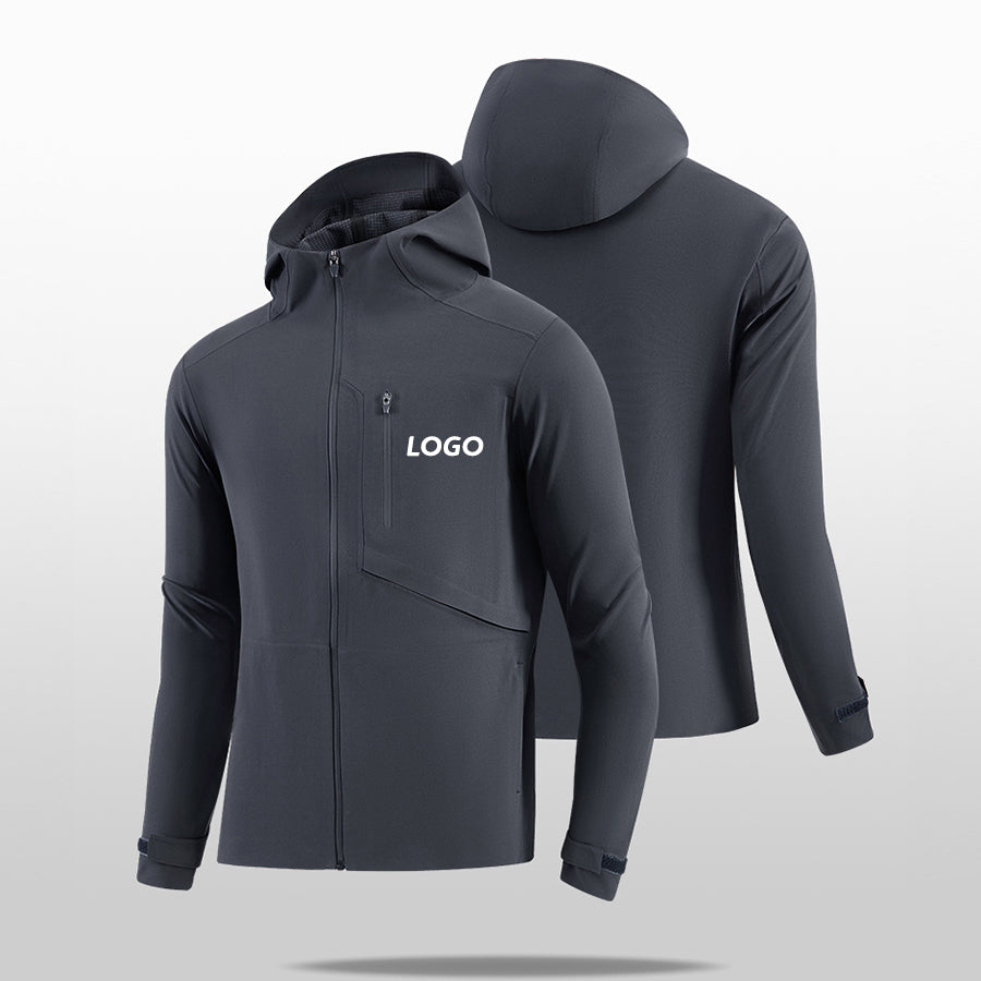Performance Hooded Coat Run Jacket For Gym Training