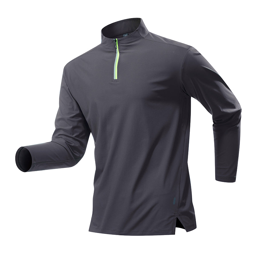 AeroForm Quick-Dry Sports Long Sleeve – Gray