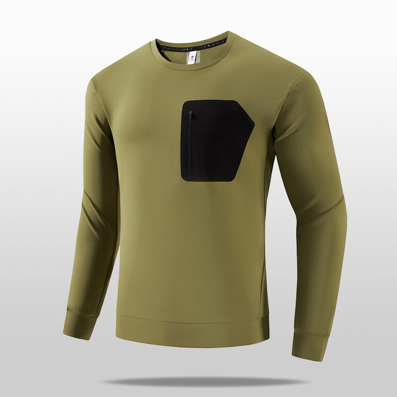 MotionWave Lightweight Active Crew Neck Tee – Black