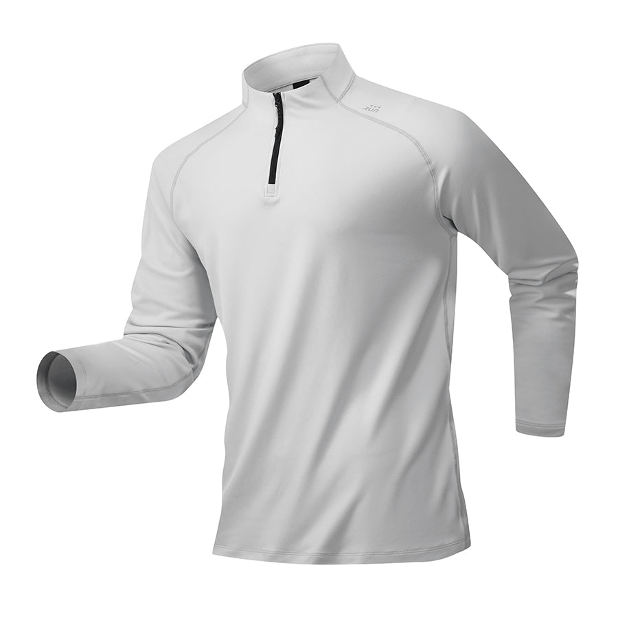 CoreEase Breathable Training Half Zip – Grayish Blue