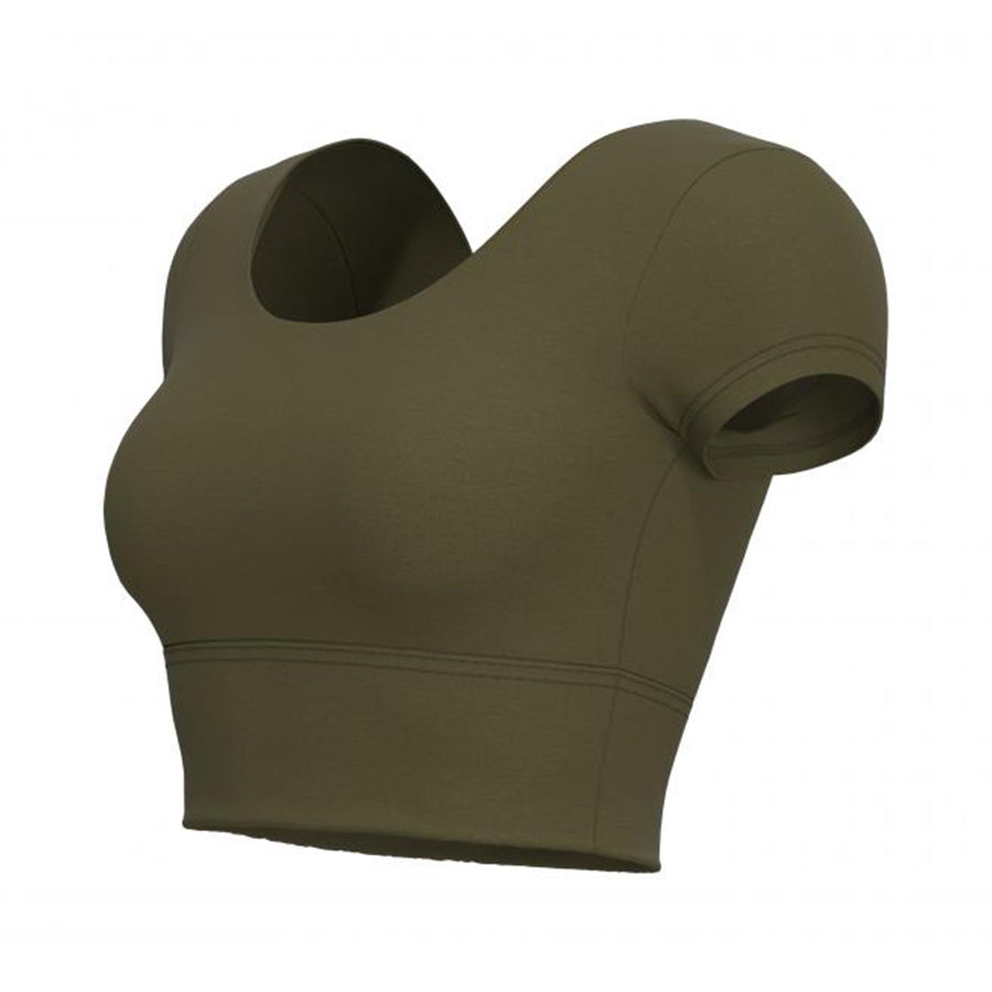 FlexSoft StretchFit Yoga Crop Shirt