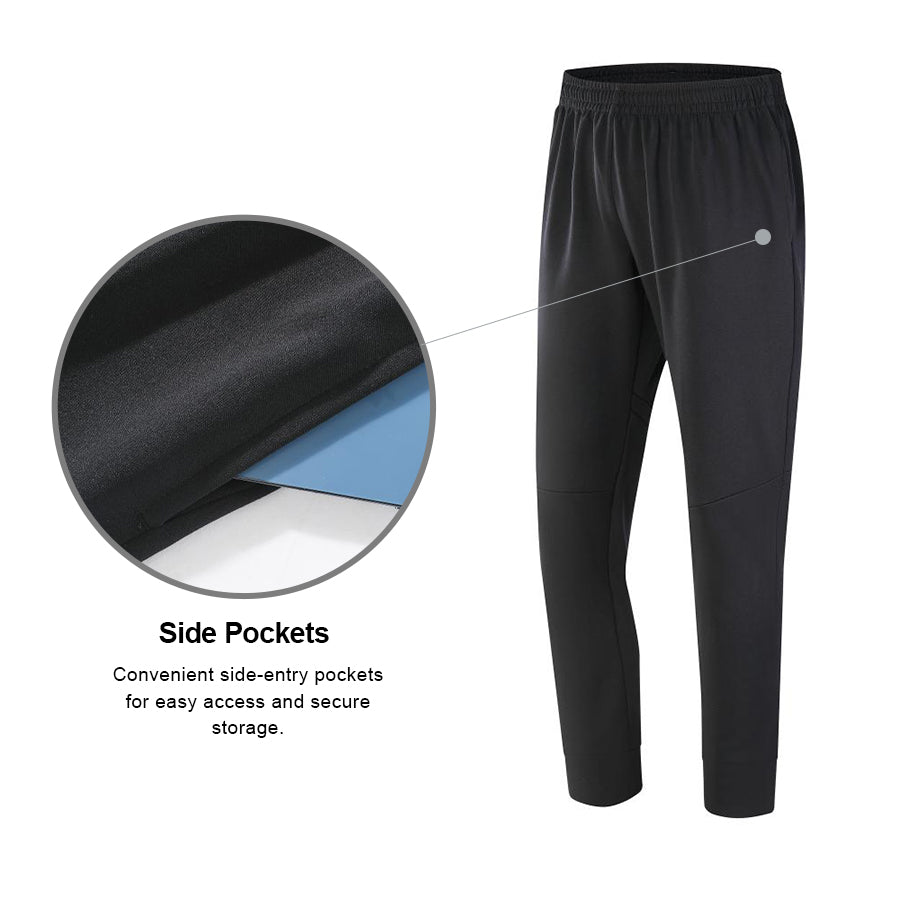 RunEase Breathable Training Pant – Black