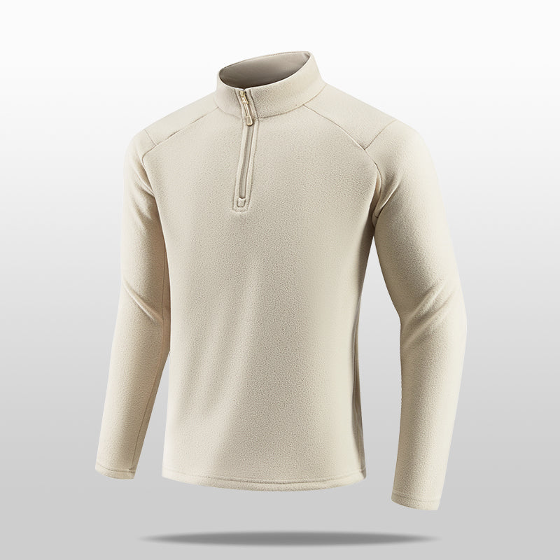 CoreShield Thermal Stand Collar Sweatshirt – Black