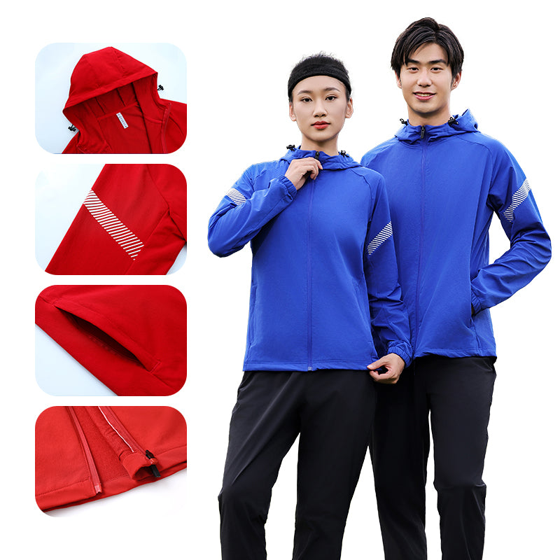 Training Suit SweatSet Reflective Running Jogger Outfit For Men