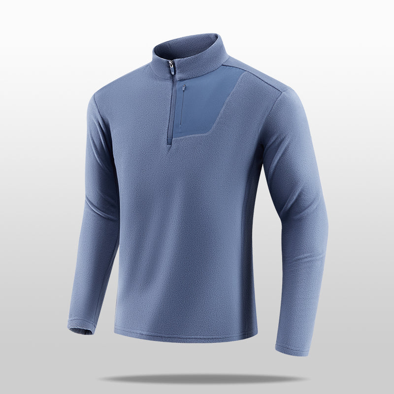 HeatWave Quick-Dry Performance Sweatshirt – Black