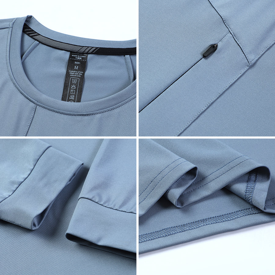 FlexWeave Quick-Dry Training T-Shirt – Dark Gray