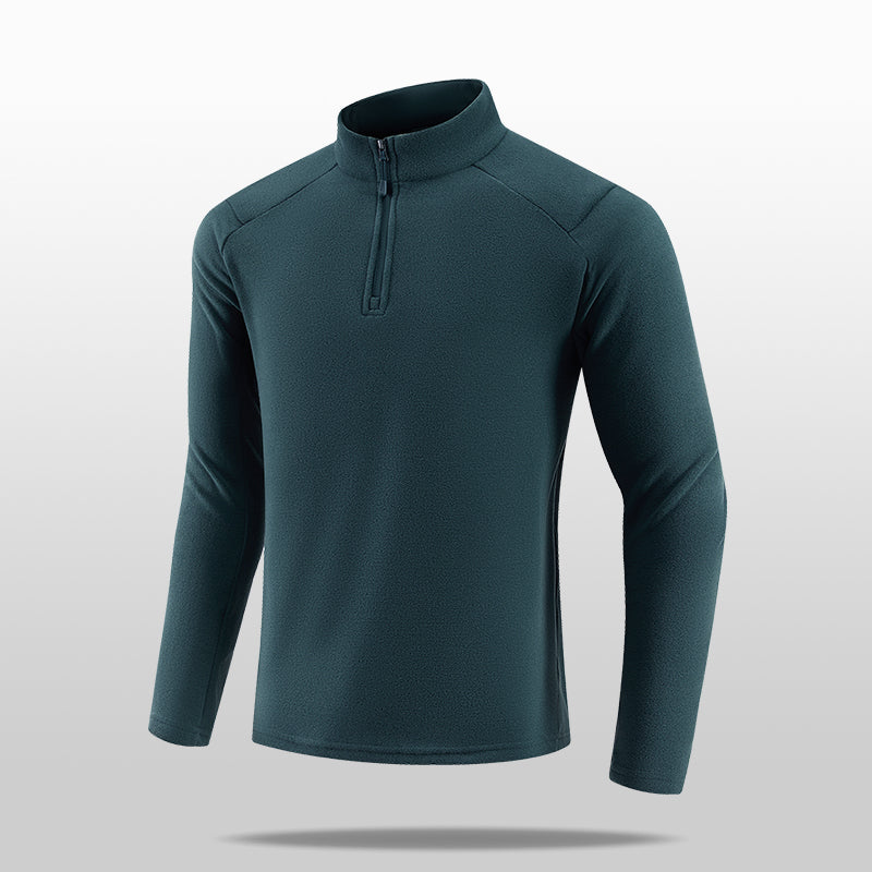 CoreShield Thermal Stand Collar Sweatshirt – Black