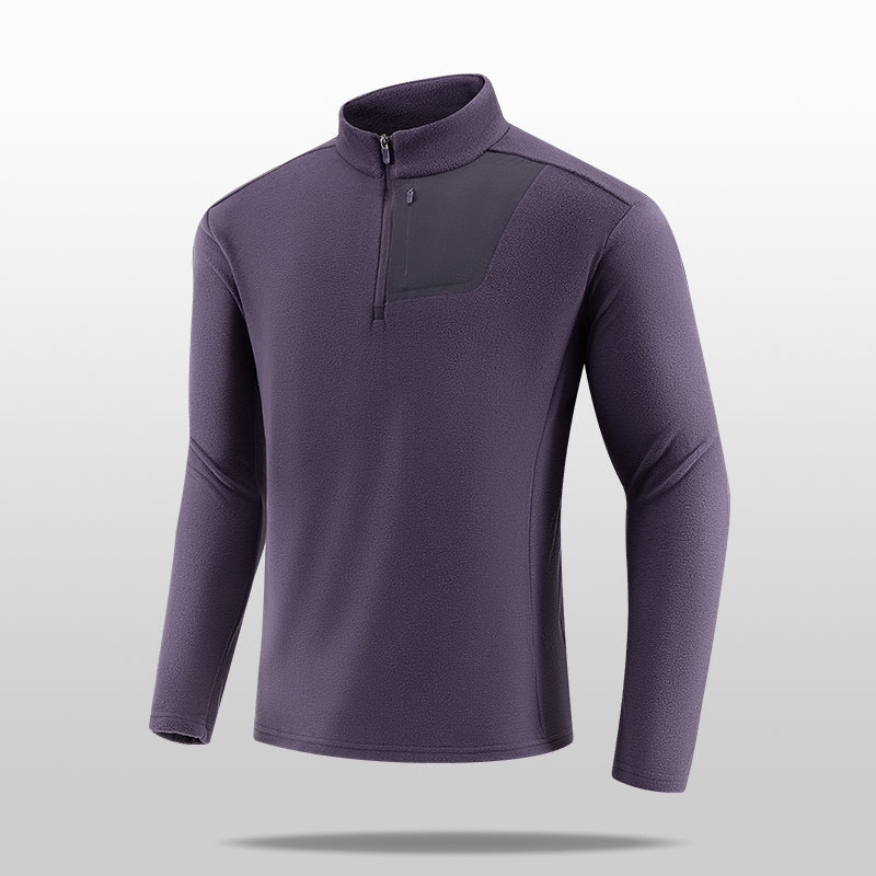 HeatWave Quick-Dry Performance Sweatshirt – Black