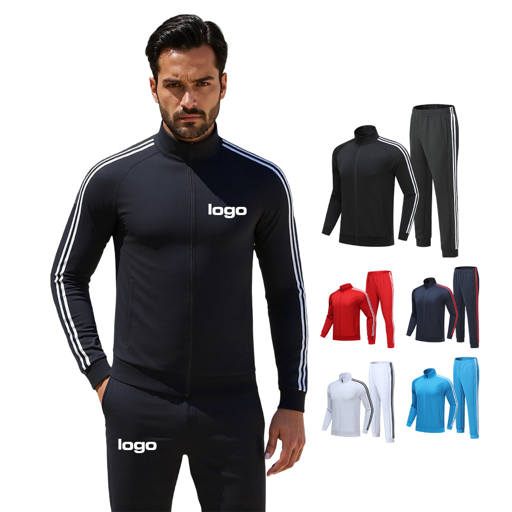 Active Wear Tracksuit Running Set Lightweight Jogger Top Bottom