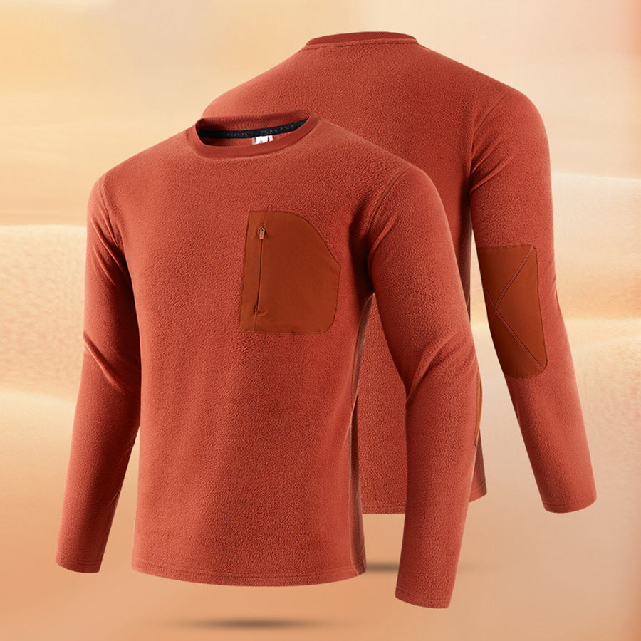 FlexTherm High-Stretch Winter Top – Red