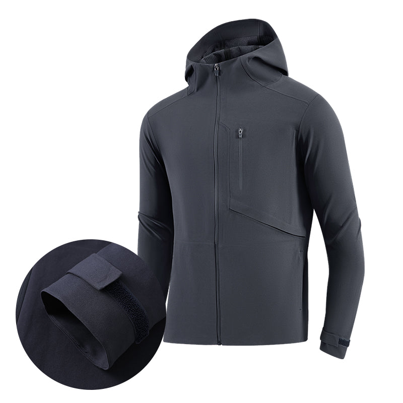 Performance Hooded Coat Run Jacket For Gym Training