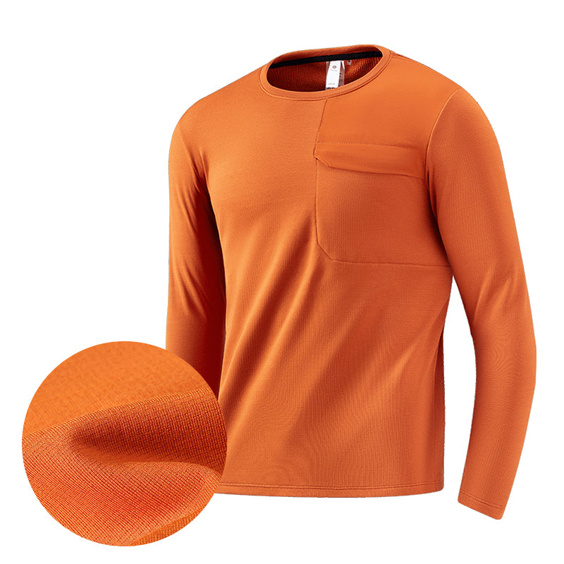 HeatWave StretchFit Crew Neck Sweatshirt – Army Green