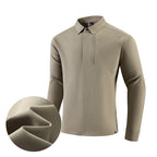 UrbanEase Breathable Polo Long Sleeve