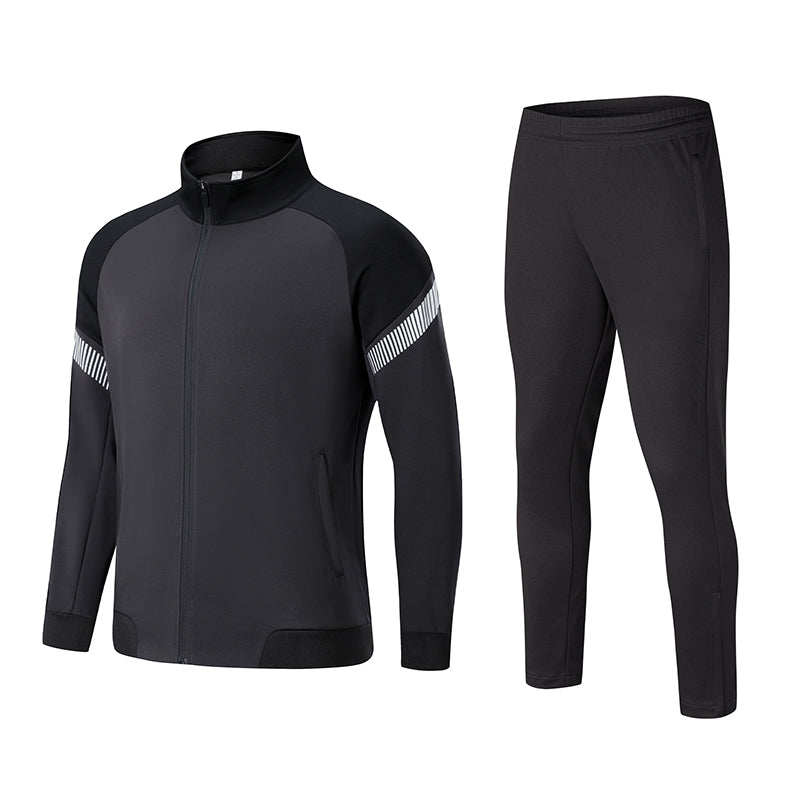 Gym Tracksuit Sweat Set Breathable QuickDry Joggers For Fitness