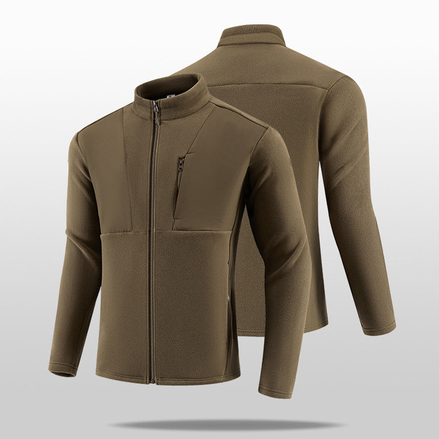 StrideLine Quick-Dry Stand-Collar Sweatshirt – Deep Blue