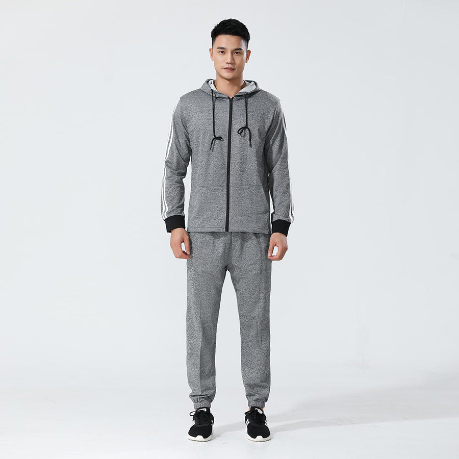 Athletic Tracksuit Set Stretch Sweatshirt Joggers Gym Fit