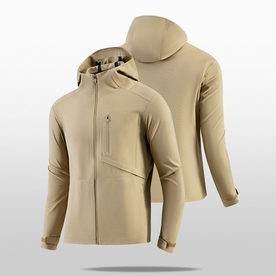 Performance Hooded Coat Run Jacket For Gym Training