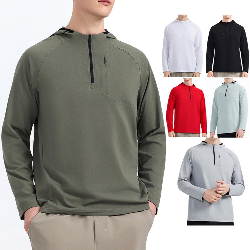 TerraMotion ActiveFit Half-Zip Shirt