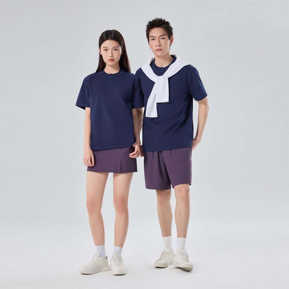 Core Cotton Half-Zip Tee