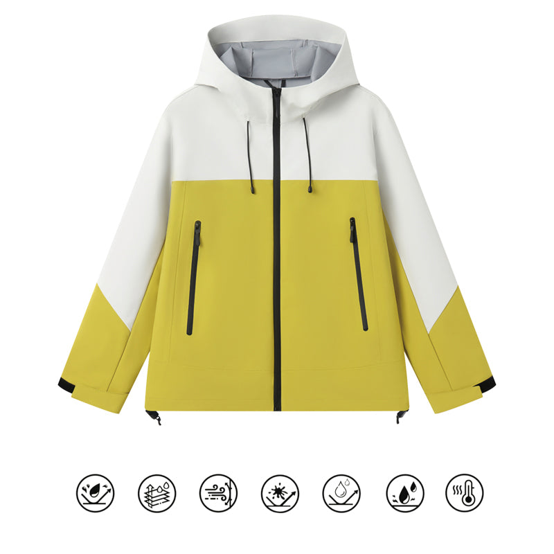 CoreDefend Windproof Waterproof Jacket – Black