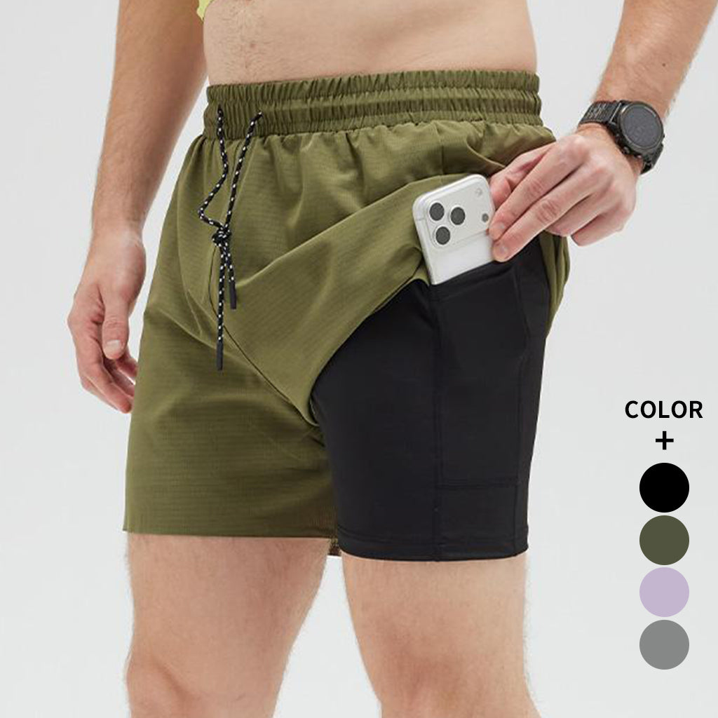 StrideFlow Quick-Dry Running Shorts