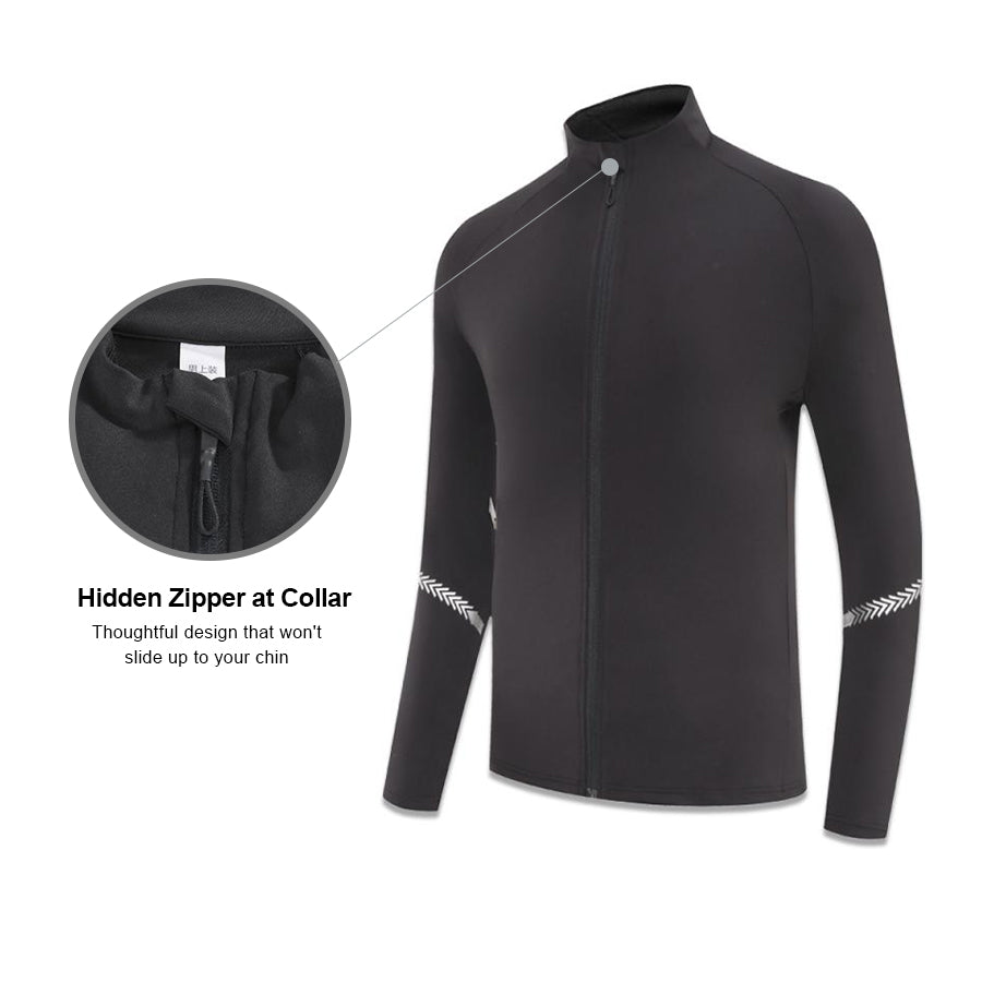 AeroForm Quick-Dry Running Jacket – White