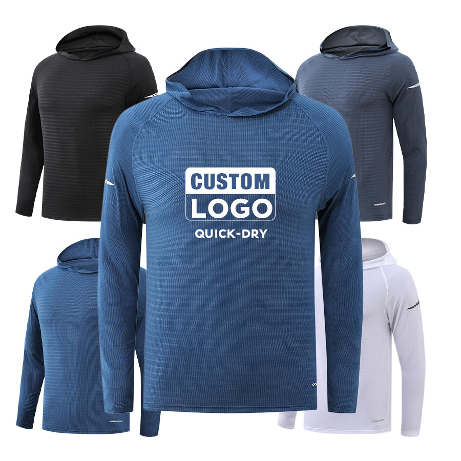 LiteMotion SoftTouch Fitness Hoodie – Dark blue