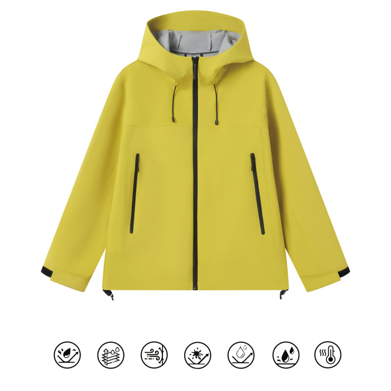 AeroGuard Waterproof Winter Jacket – Black