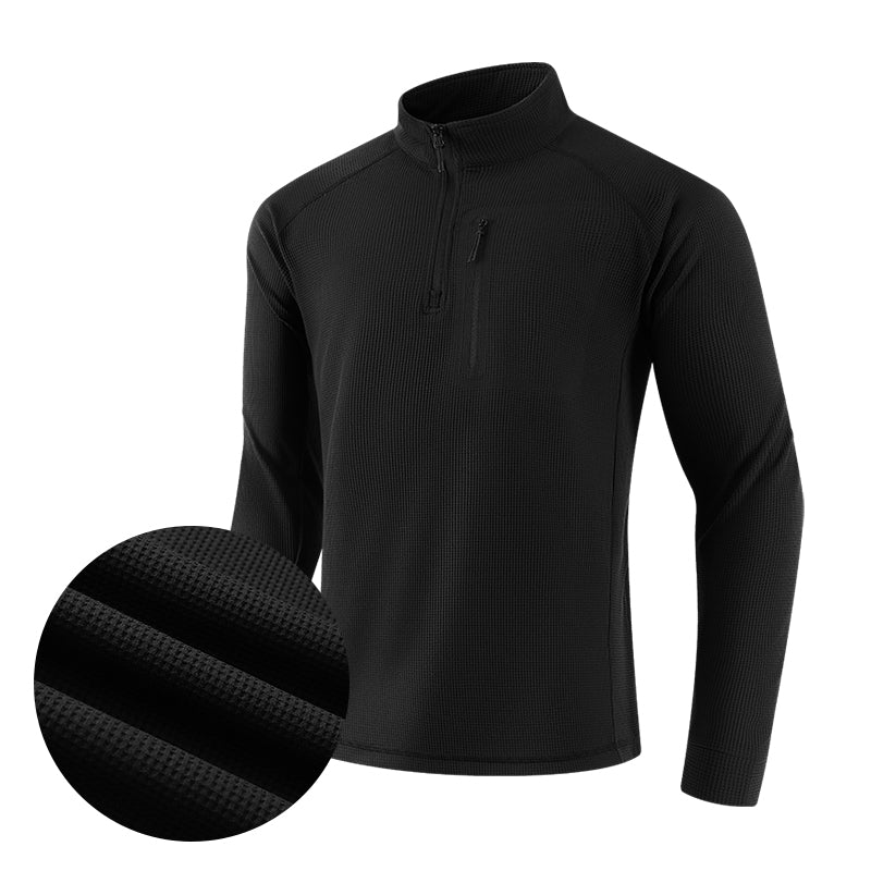 FlexWeave Skin-Friendly Training Top – Black