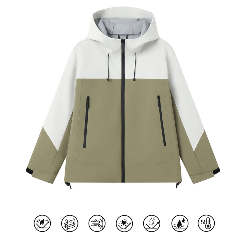 CoreDefend Windproof Waterproof Jacket – Black