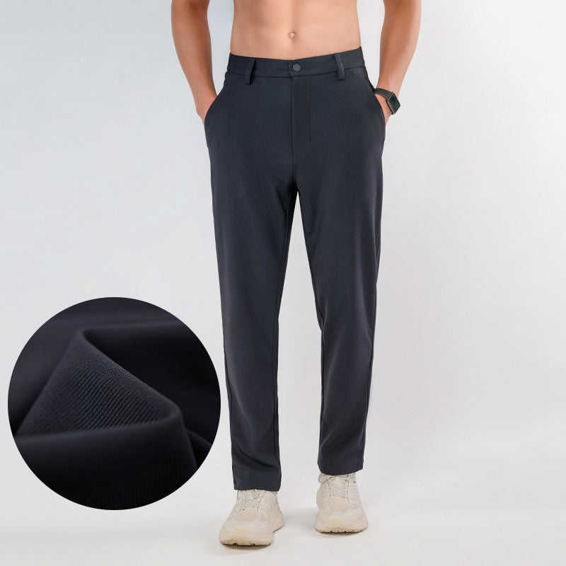 RunEase Ice-Silk Lightweight Track Pant – Black