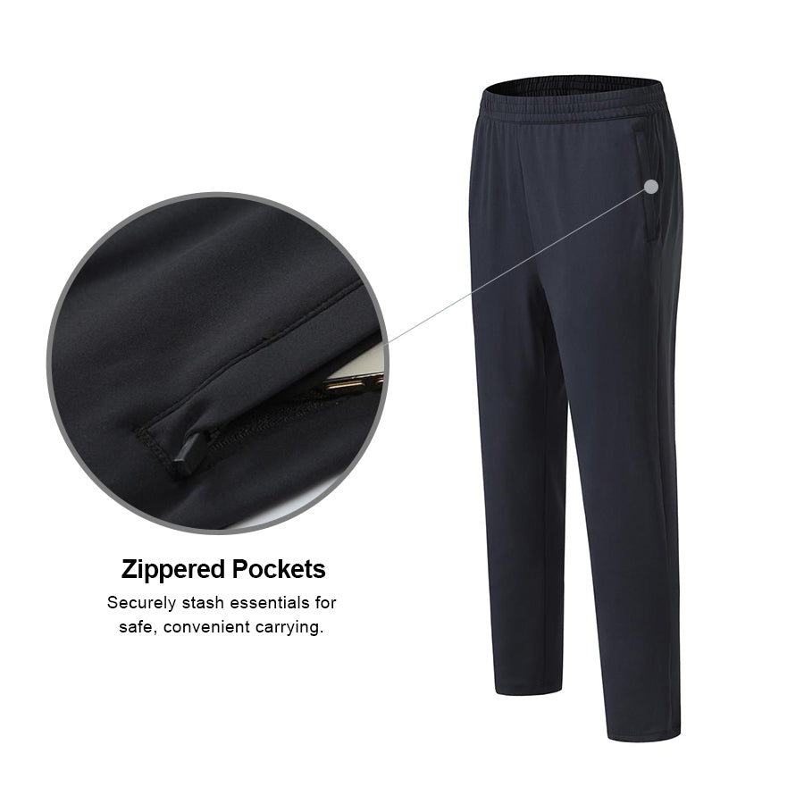 FlexEase Quick-Dry Sportswear Pant – Black