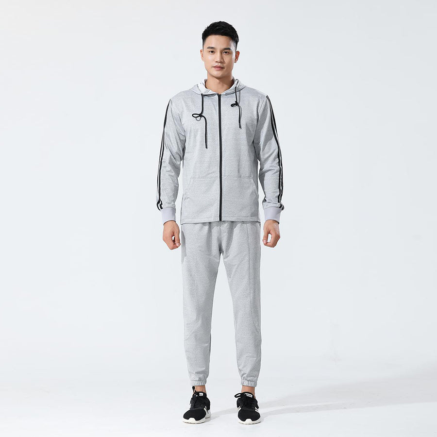 Athletic Tracksuit Set Stretch Sweatshirt Joggers Gym Fit