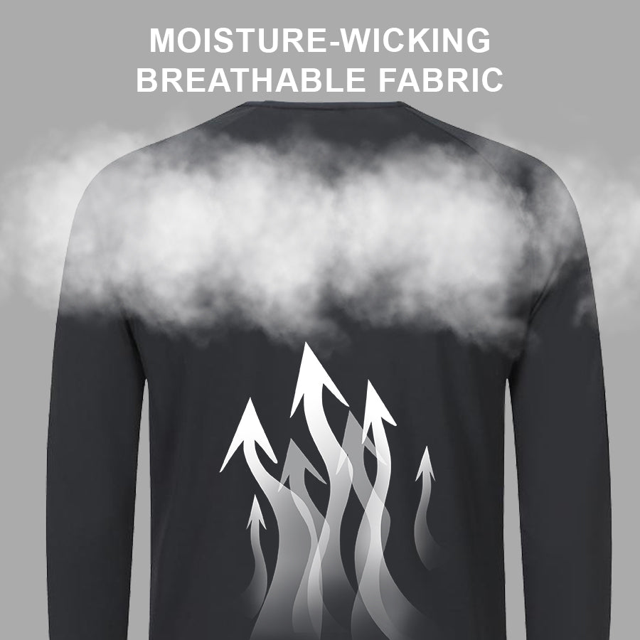 MoveLynx Comfort Stretch Athletic Long Sleeve – Black