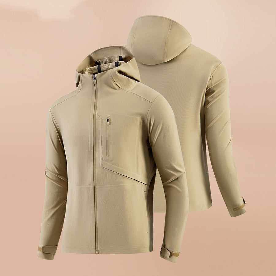 Performance Hooded Coat Run Jacket For Gym Training