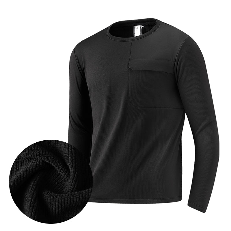 HeatWave StretchFit Crew Neck Sweatshirt – Army Green