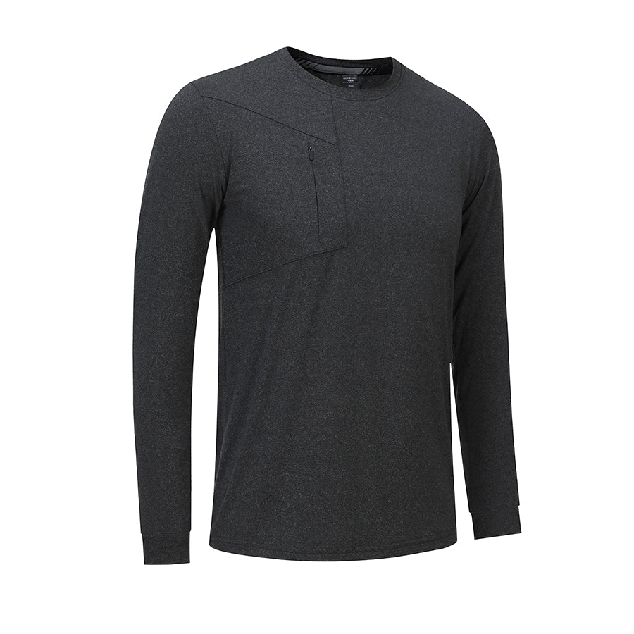 FlexWeave Quick-Dry Training T-Shirt – Dark Gray