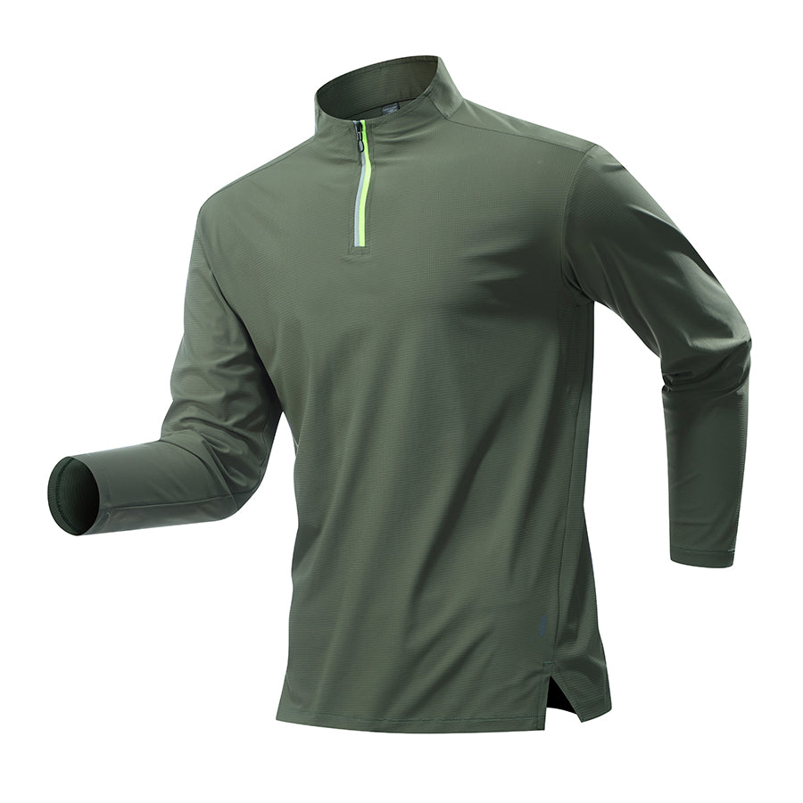 AeroForm Quick-Dry Sports Long Sleeve – Gray