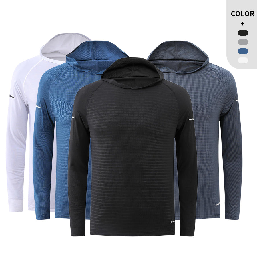 LiteMotion SoftTouch Fitness Hoodie – Dark blue
