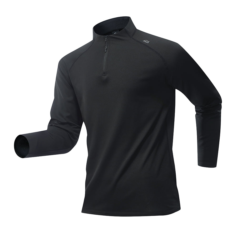 CoreEase Breathable Training Half Zip – Grayish Blue