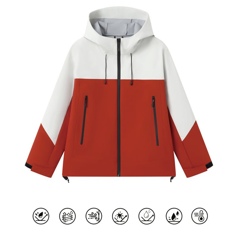 CoreDefend Windproof Waterproof Jacket – Black