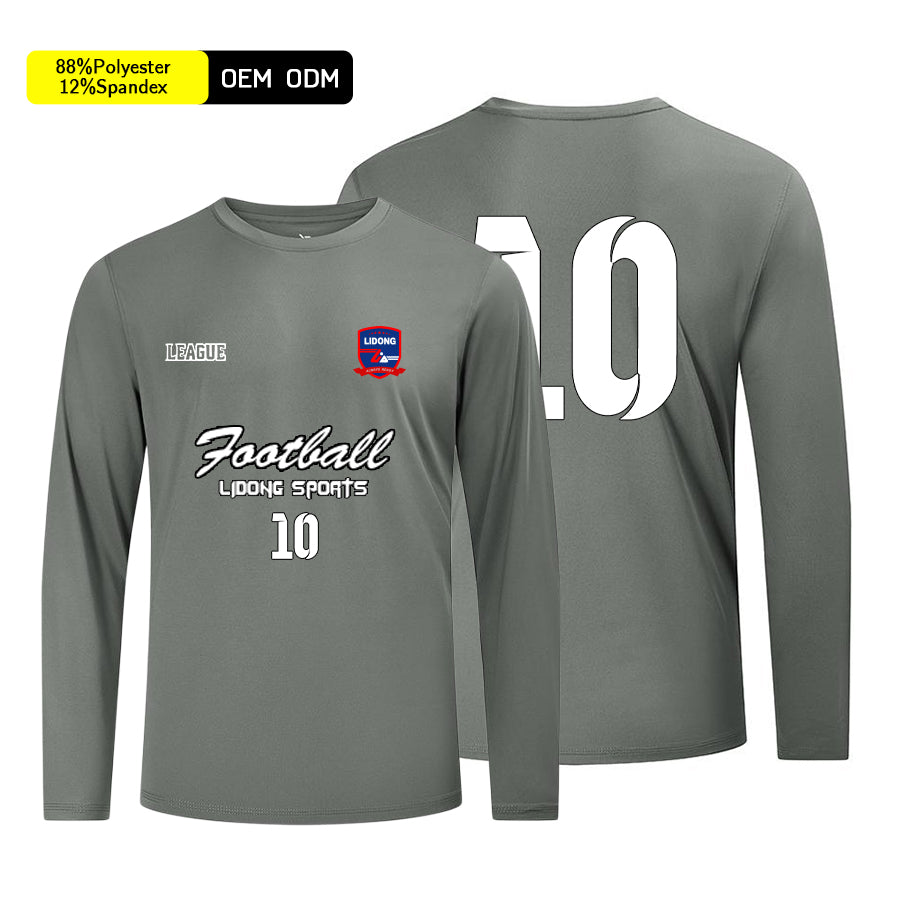 FlowEdge Quick-Dry Crew Neck Shirt – Army Green