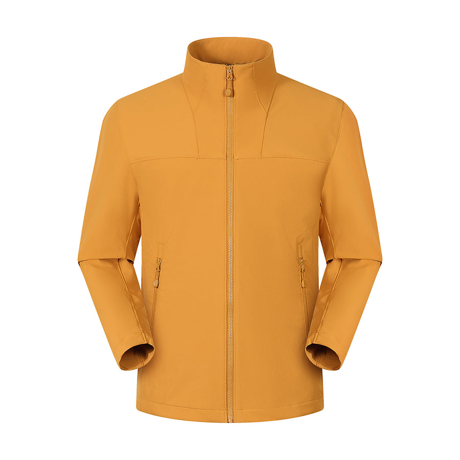 AeroEdge Comfort Fit Stand Collar Jacket – Gray