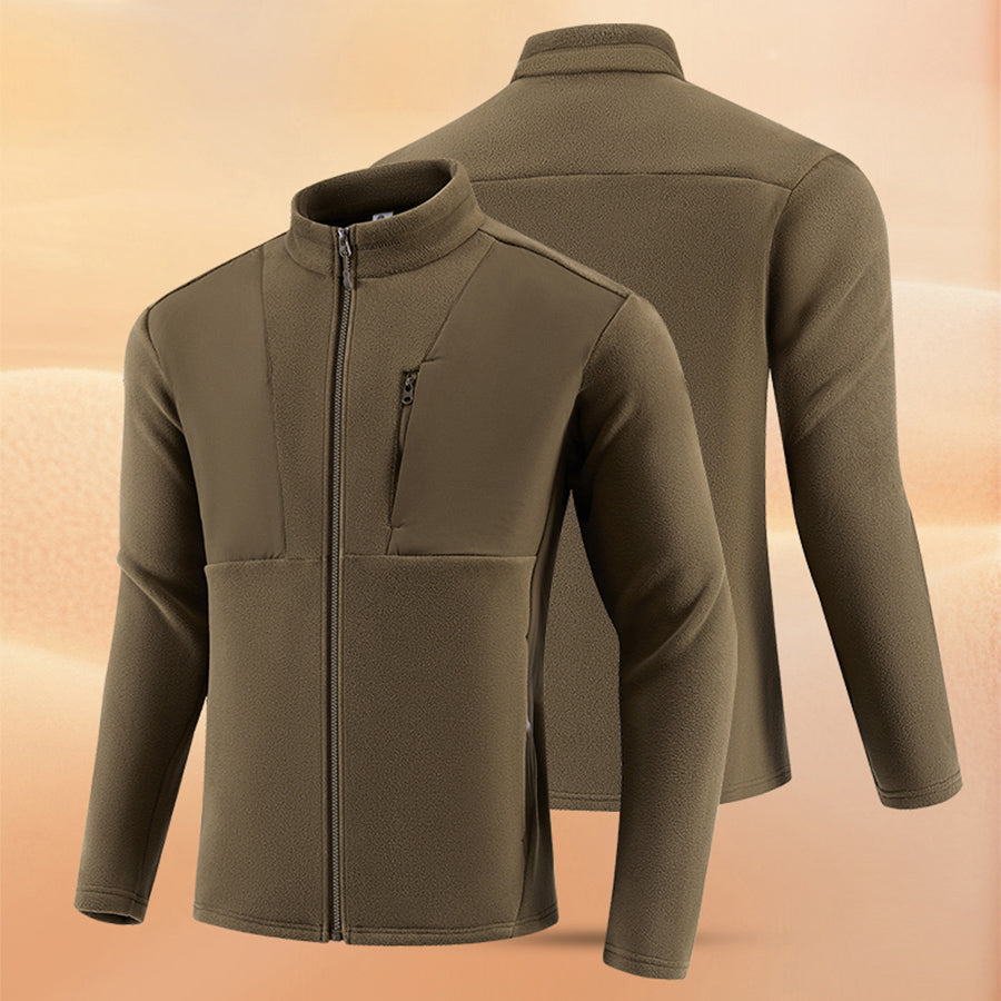 StrideLine Quick-Dry Stand-Collar Sweatshirt – Deep Blue