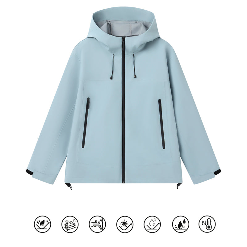 AeroGuard Waterproof Winter Jacket – Black