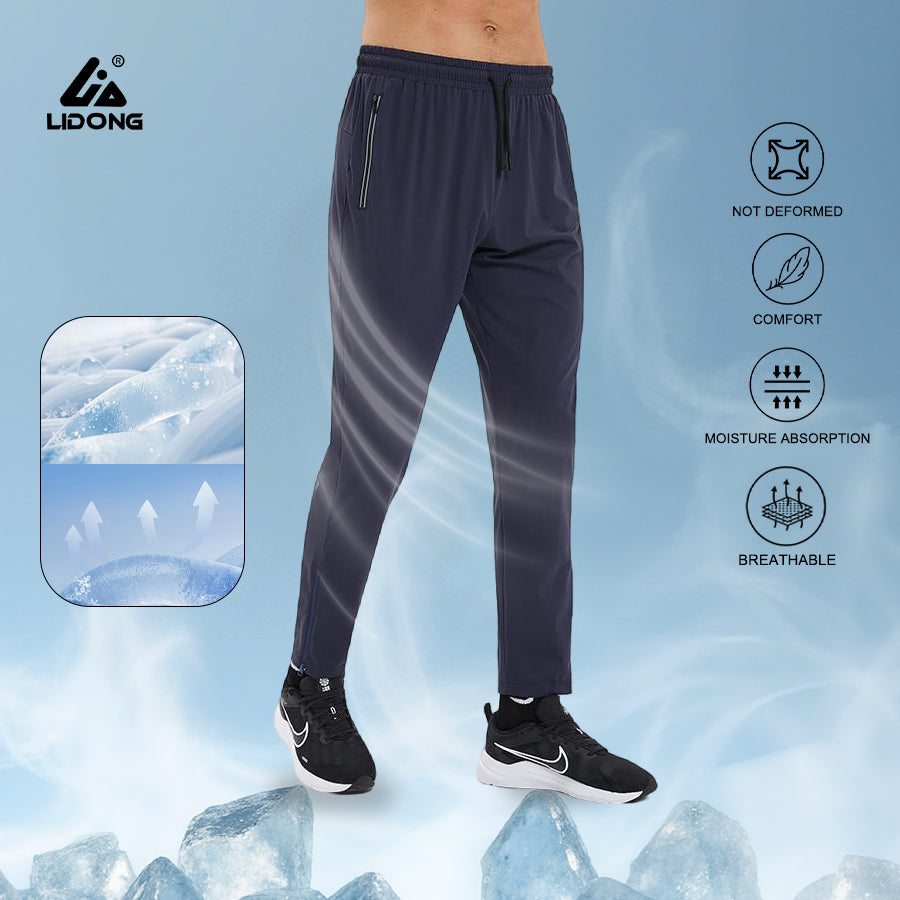RunEase Quick-Dry Fitness Pant – Gray