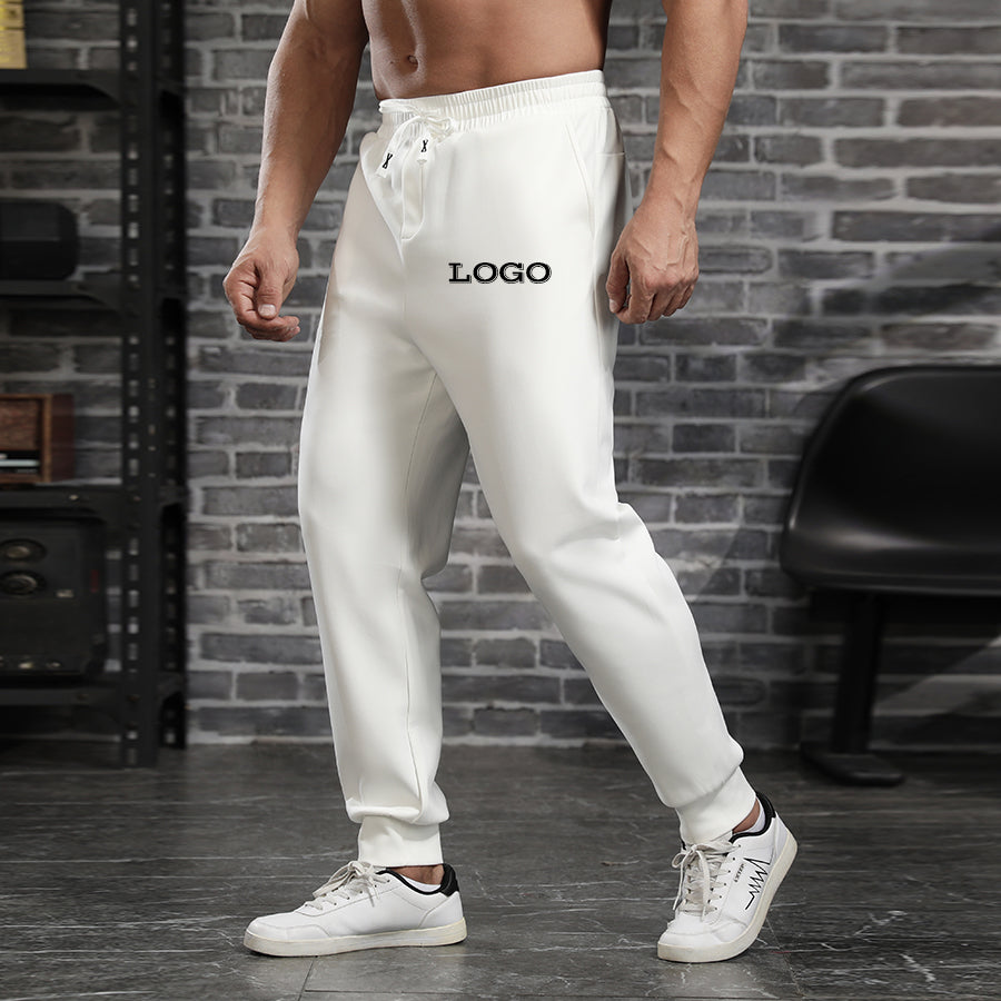 CoreMotion Comfortable Cuffed Trousers – White